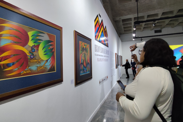 La esencia andina de Bolivia presente en el CELARG con exposición de Mamani Mamani